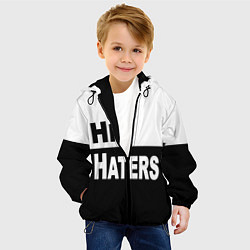 Куртка с капюшоном детская Hi haters - Bye haters, цвет: 3D-черный — фото 2