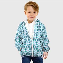 Куртка с капюшоном детская Узел верёвочный, цвет: 3D-белый — фото 2