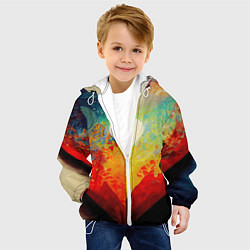Куртка с капюшоном детская Your heart, цвет: 3D-белый — фото 2