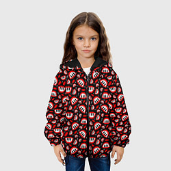Куртка с капюшоном детская Улыбка пианиста, цвет: 3D-черный — фото 2