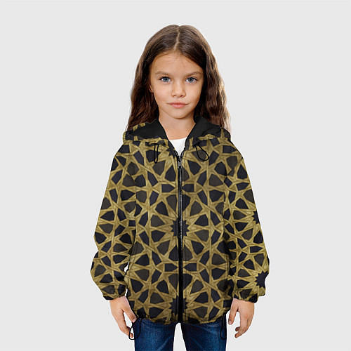 Детская куртка Арабские узоры, Arabian Pattern / 3D-Черный – фото 3