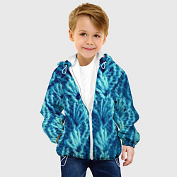 Куртка с капюшоном детская Зимние вязание, цвет: 3D-белый — фото 2