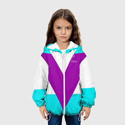 Куртка с капюшоном детская В ретро стиле FIRM, цвет: 3D-белый — фото 2