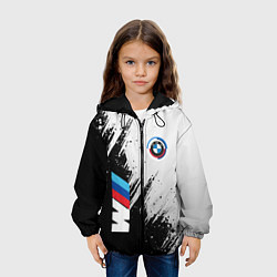 Куртка с капюшоном детская BMW - м комплектация, цвет: 3D-черный — фото 2