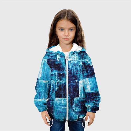 Детская куртка Куски льда / 3D-Белый – фото 3
