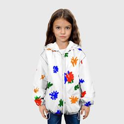 Куртка с капюшоном детская Мамин художник, цвет: 3D-белый — фото 2