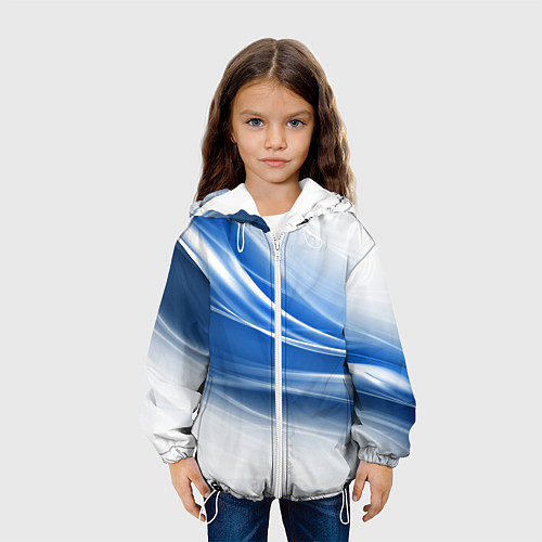 Детская куртка Ледяной поток ветра / 3D-Белый – фото 3