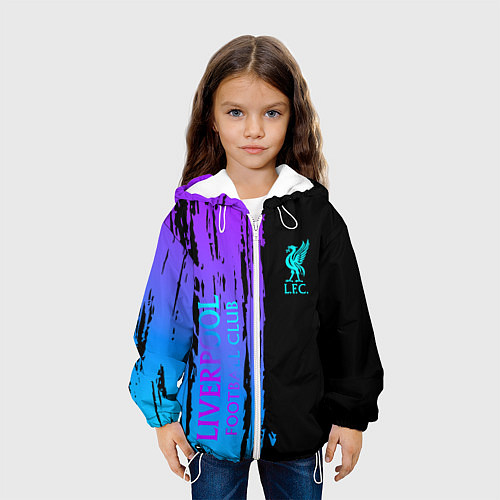 Детская куртка Liverpool FC sport / 3D-Белый – фото 3