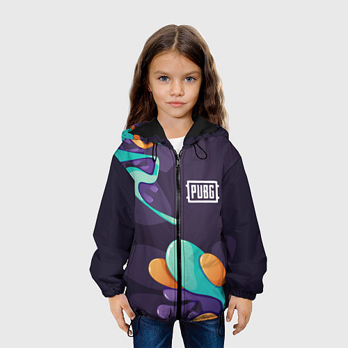 Детская куртка PUBG graffity splash / 3D-Черный – фото 3