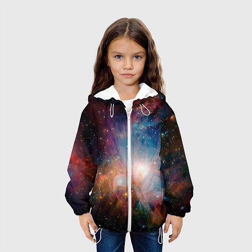 Детская куртка Безграничный космос / 3D-Белый – фото 3