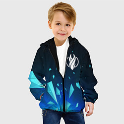 Куртка с капюшоном детская Dead Space взрыв частиц, цвет: 3D-черный — фото 2