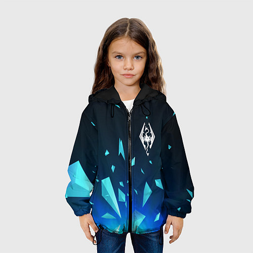 Детская куртка Skyrim взрыв частиц / 3D-Черный – фото 3