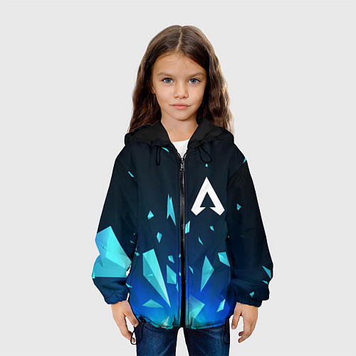 Детская куртка Apex Legends взрыв частиц / 3D-Черный – фото 3