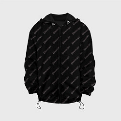Куртка с капюшоном детская Dragon age pattern, цвет: 3D-черный