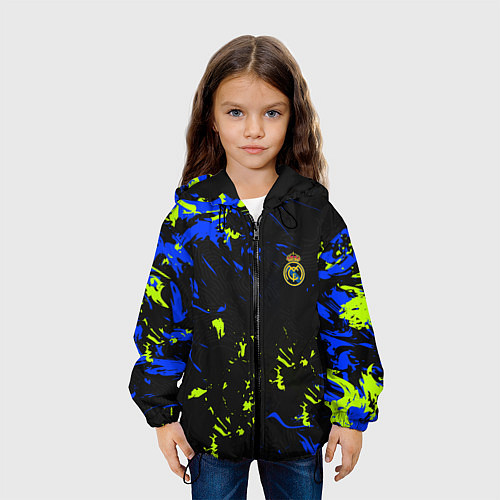 Детская куртка Реал Мадрид фк / 3D-Черный – фото 3