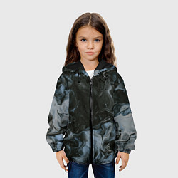 Куртка с капюшоном детская Тьма и лёд, цвет: 3D-черный — фото 2