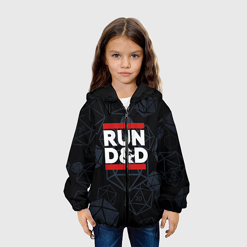 Детская куртка Подземелья и драконы dnd / 3D-Черный – фото 3