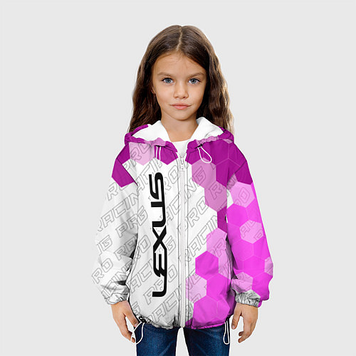 Детская куртка Lexus pro racing: по-вертикали / 3D-Белый – фото 3