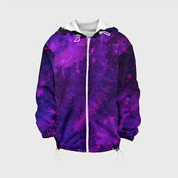 Детская куртка Текстура - Purple explosion