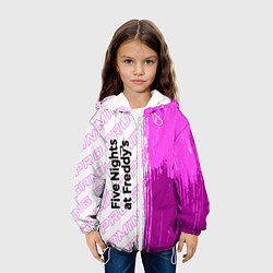 Куртка с капюшоном детская FNAF pro gaming: по-вертикали, цвет: 3D-белый — фото 2
