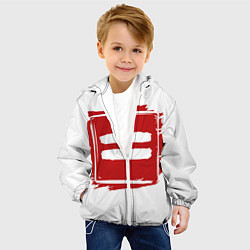Куртка с капюшоном детская Ed Sheeran Equals, цвет: 3D-белый — фото 2