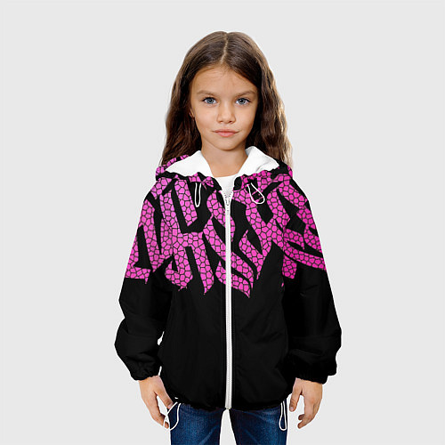 Детская куртка Граффити буквы / 3D-Белый – фото 3