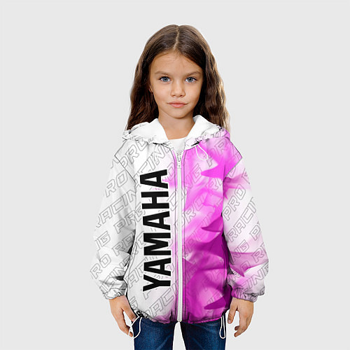 Детская куртка Yamaha pro racing: по-вертикали / 3D-Белый – фото 3