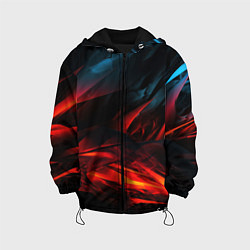 Детская куртка Red black abstract