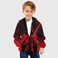 Куртка с капюшоном детская Боевой инквизитор, цвет: 3D-черный — фото 2