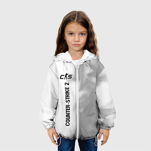 Детская куртка Counter-Strike 2 glitch на светлом фоне: по-вертик / 3D-Белый – фото 3
