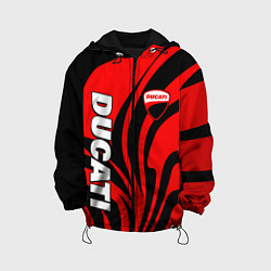 Детская куртка Ducati - red stripes