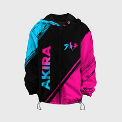 Детская куртка Akira - neon gradient: надпись, символ