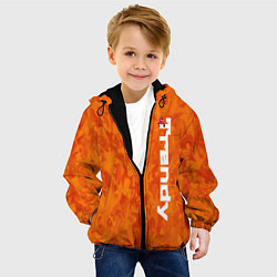 Куртка с капюшоном детская Дизайн Trendy, цвет: 3D-черный — фото 2