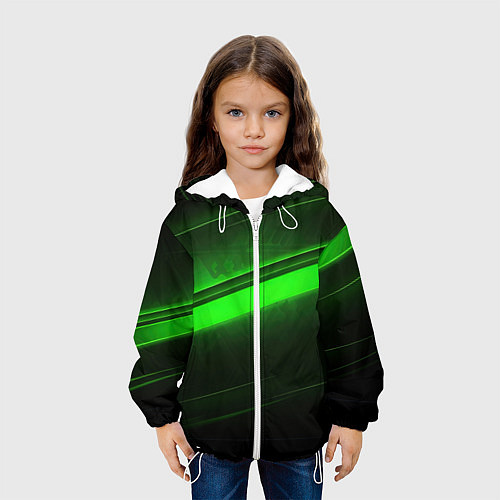 Детская куртка Green line / 3D-Белый – фото 3