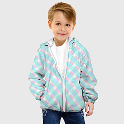 Куртка с капюшоном детская Клетка из фильма Барби, цвет: 3D-белый — фото 2