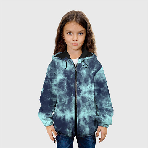 Детская куртка Tie-Dye дизайн / 3D-Черный – фото 3