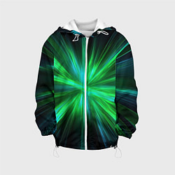 Куртка с капюшоном детская Green light, цвет: 3D-белый