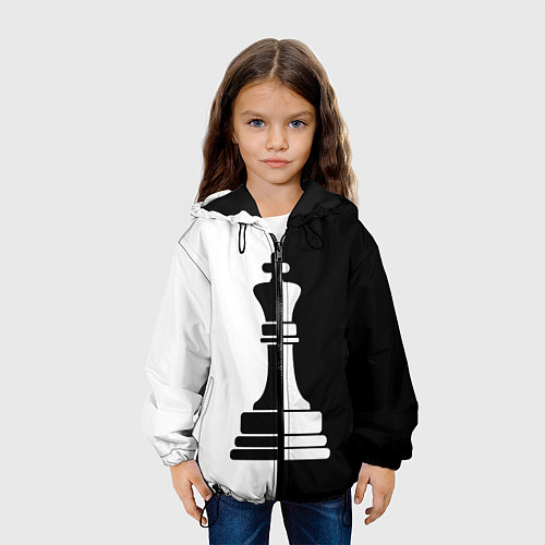 Детская куртка Ферзь / 3D-Черный – фото 3