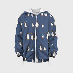 Детская куртка Забавное семейство пингвинов