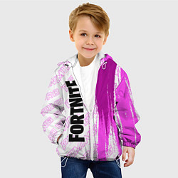 Куртка с капюшоном детская Fortnite pro gaming по-вертикали, цвет: 3D-белый — фото 2