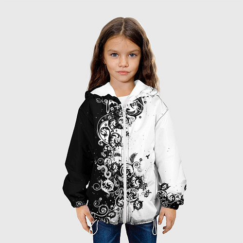 Детская куртка Иллюстрация свободы / 3D-Белый – фото 3