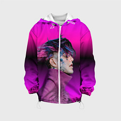 Детская куртка Lil Peep фиолетовый лук