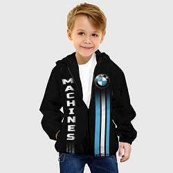 Куртка с капюшоном детская BMW Premium, цвет: 3D-черный — фото 2