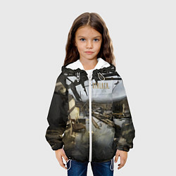 Куртка с капюшоном детская STALKER 2 дом на болотах, цвет: 3D-белый — фото 2