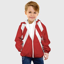 Куртка с капюшоном детская Спорт костюм Марата, цвет: 3D-белый — фото 2