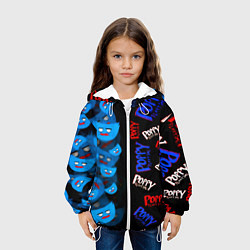 Куртка с капюшоном детская Poppy Playtime games, цвет: 3D-белый — фото 2