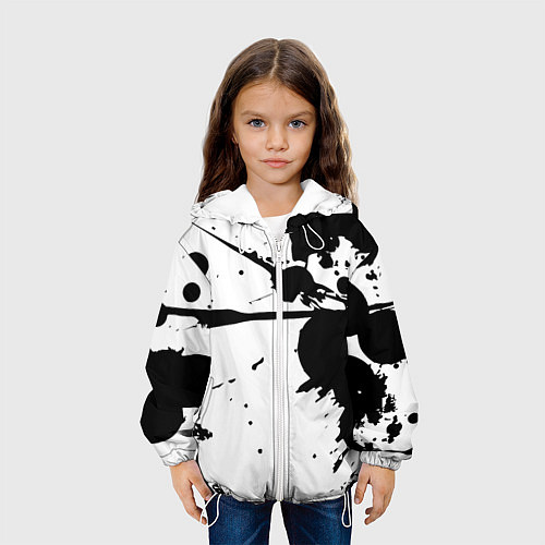 Детская куртка Art blots - vanguard / 3D-Белый – фото 3