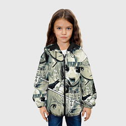 Куртка с капюшоном детская Звездное дитя, цвет: 3D-черный — фото 2