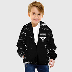 Куртка с капюшоном детская Одни из нас зима, цвет: 3D-черный — фото 2