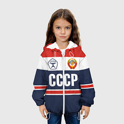 Куртка с капюшоном детская СССР - Союз Советских Социалистических Республик, цвет: 3D-белый — фото 2